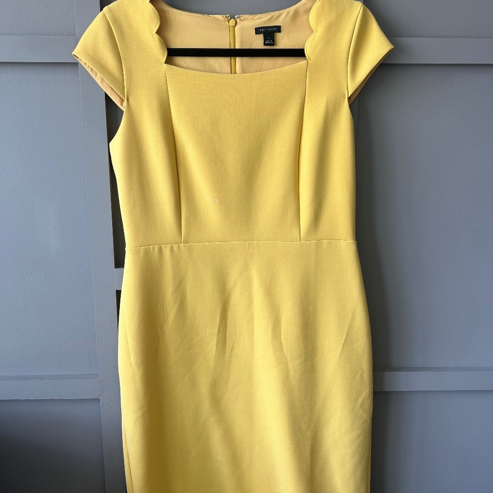 Ann Taylor Yellow formal dress size (6) - Picture 1 of 4